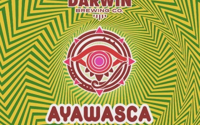 Beer label design for Darwins Brewing Company