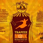Big Top Brewing Company Trapeze Monk Belgian Style Wit - Can Design by Kyle Alizon Cross